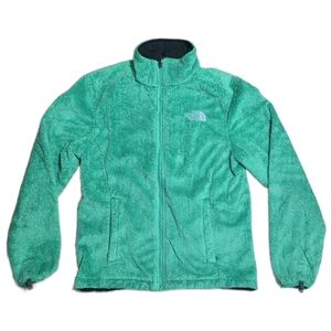 Vintage The North Face 90s Osito Jacket Lime Green Women's Size S‎ Full Zip